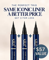 3-Pc. Sharp Fit Brush Pen Eyeliner - 01 PLAIN BLACK