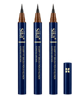 3-Pc. Sharp Fit Brush Pen Eyeliner - 02 ESPRESSO BROWN