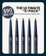 5-Pc. Precision Frame Auto Eyebrow Pencil - 01 LIGHT BROWN