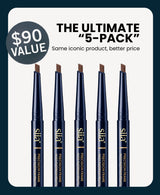 5-Pc. Precision Frame Auto Eyebrow Pencil - 02 NEUTRAL BROWN