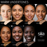 Luminous Longwear Liquid Foundation C 102 MILK TEA - Siia Cosmetics