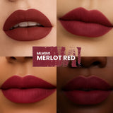 2-Pc. Matte Lip Twin Set M160 Merlot Red - Siia Cosmetics