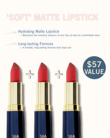 3-Pc. Matte Lip Trio Set M311 Flash On Pink