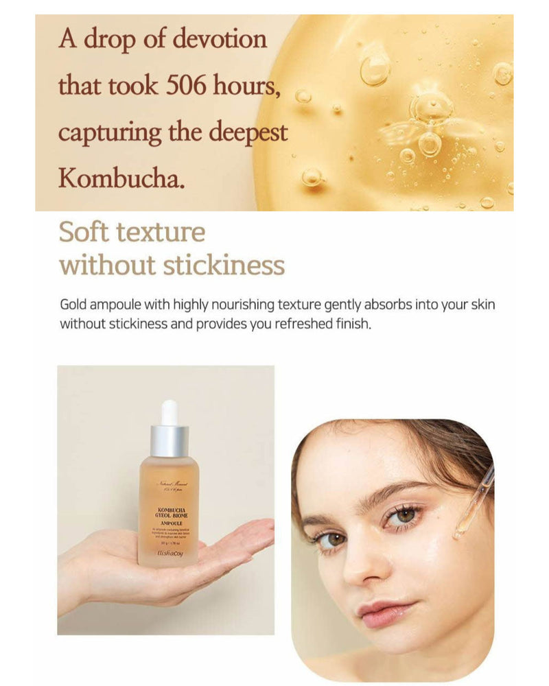 KOMBUCHA GYEOL-BIOME AMPOULE (50ml) - Siia Cosmetics