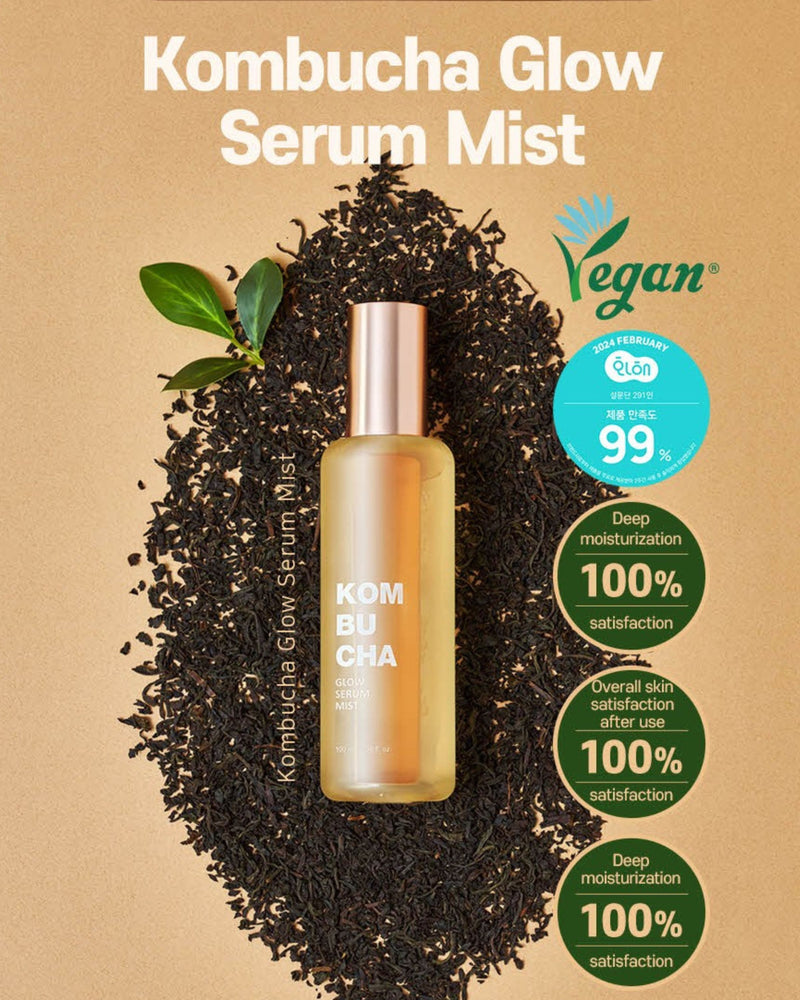 KOMBUCHA GLOW SERUM MIST (100ml) - Siia Cosmetics