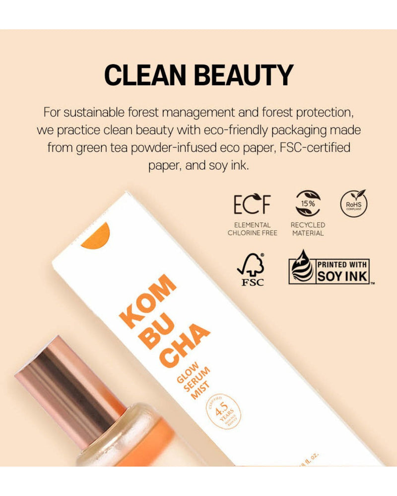 KOMBUCHA GLOW SERUM MIST (100ml) - Siia Cosmetics