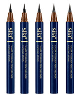 5-Pc. Sharp Fit Brush Pen Eyeliner - 02 ESPRESSO BROWN