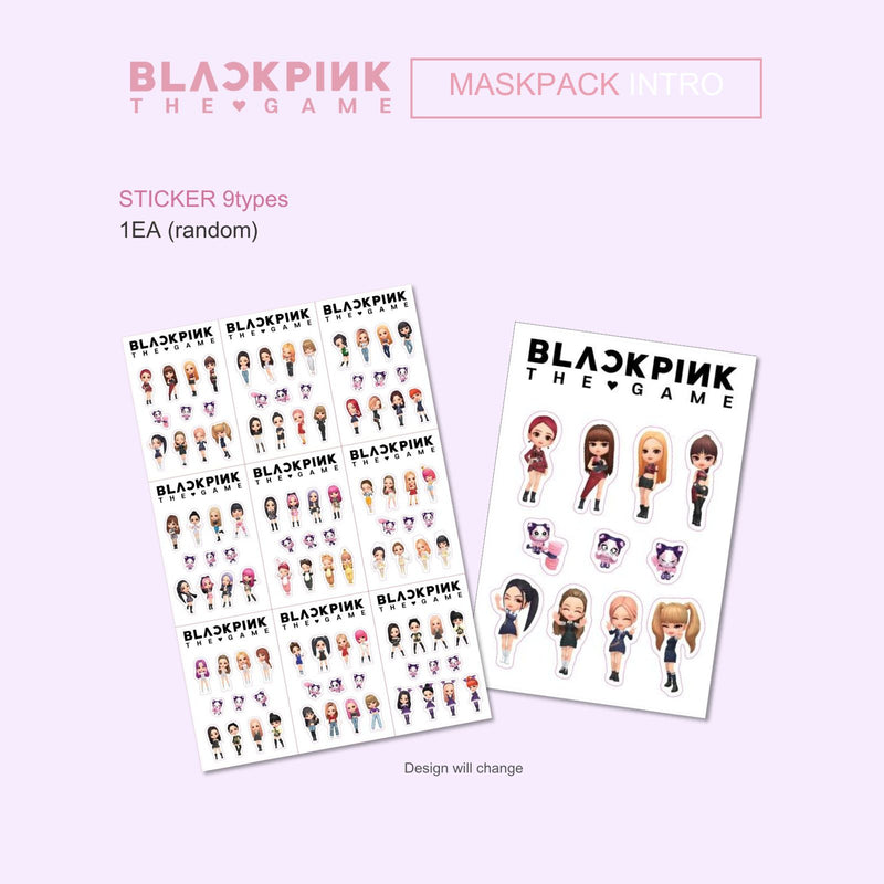 "BLACKPINK THE GAME" MASKPACK SET - GROUP (PEPTIDE) - Siia Cosmetics