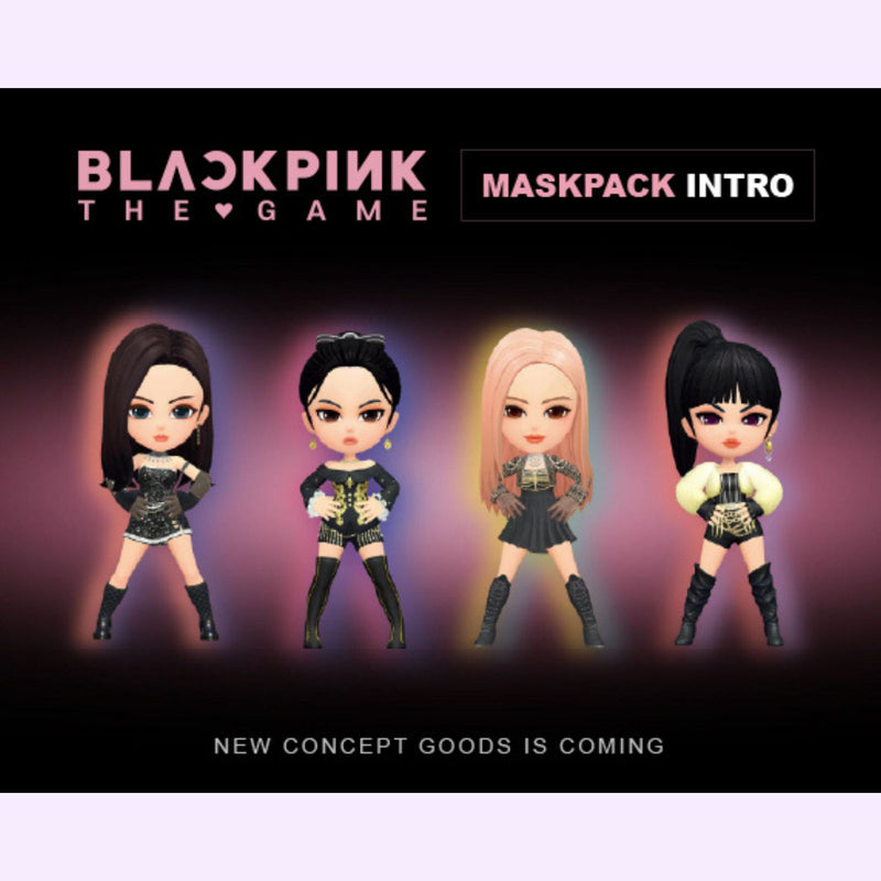 "BLACKPINK THE GAME" MASKPACK SET - GROUP (PEPTIDE) - Siia Cosmetics