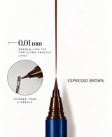 2-Pc. Sharp Fit Brush Pen Eyeliner - 02 ESPRESSO BROWN
