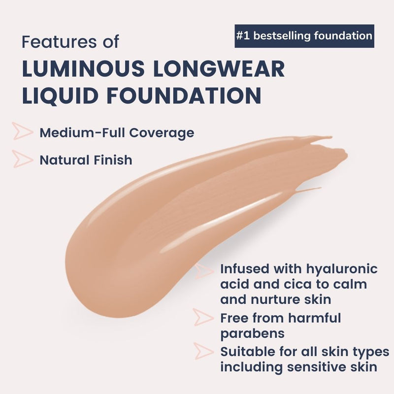 Luminous Longwear Liquid Foundation C 103 LATTE - Siia Cosmetics