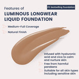 Luminous Longwear Liquid Foundation W 104 MOCHA