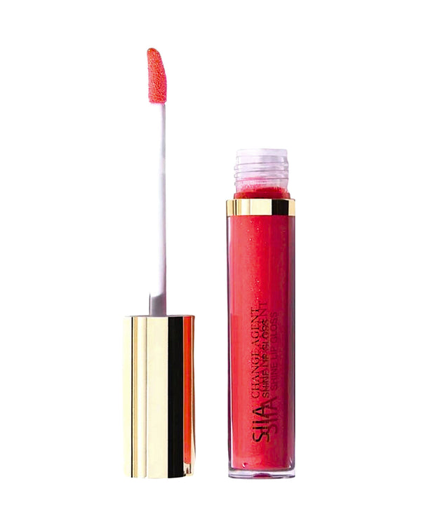 Change Agent Shine Lip Gloss G 01 DAZZLING CORAL - Siia Cosmetics