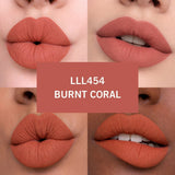 Change Agent Liquid Lipstick L 454 BURNT CORAL - Siia Cosmetics