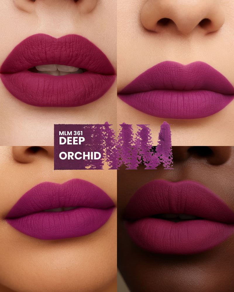 Change Agent Matte Lipstick M 361 DEEP ORCHID - Siia Cosmetics