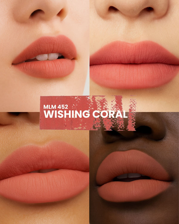 Change Agent Matte Lipstick M 452 WISHING CORAL