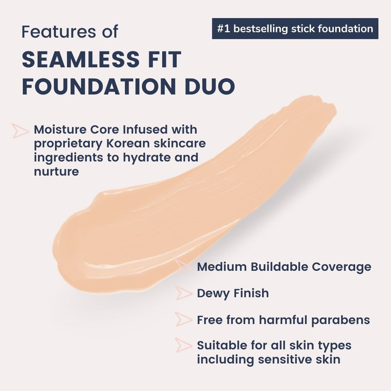 Seamless Fit Foundation Duo SC 02 HONEY BEIGE