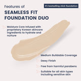 Seamless Fit Foundation Duo SW 01 IVORY