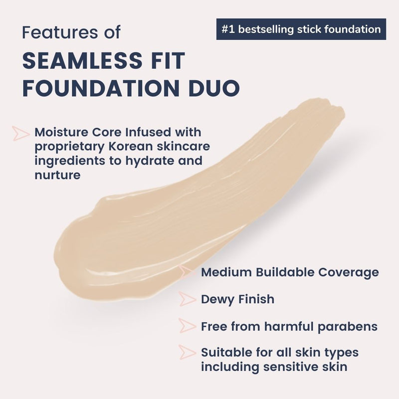 Seamless Fit Foundation Duo SW 01 IVORY