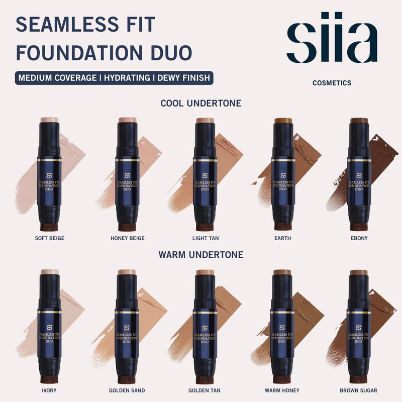 Seamless Fit Foundation Duo SW 02 GOLDEN SAND