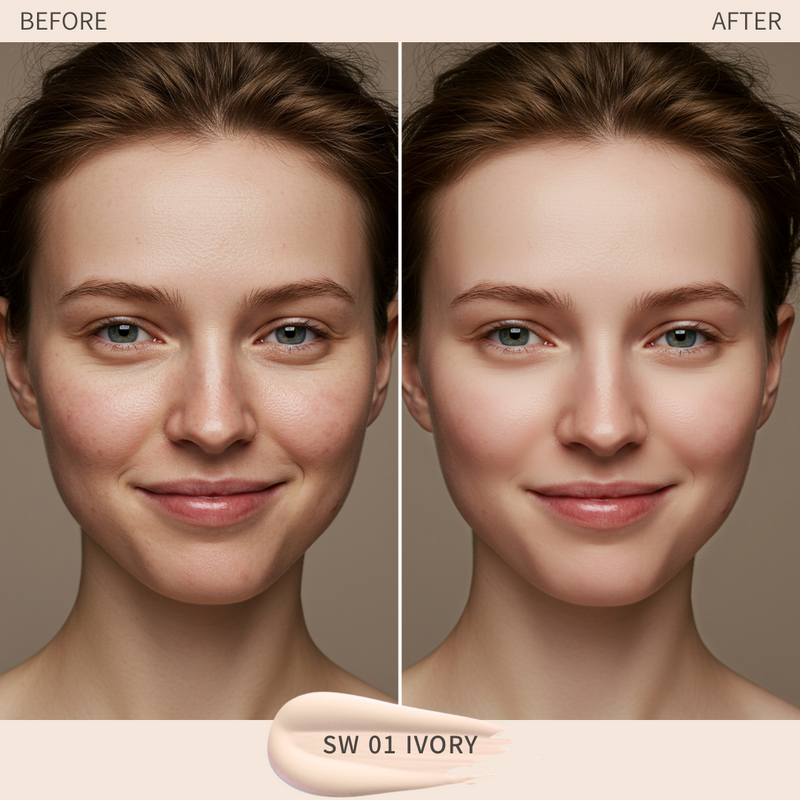 Seamless Fit Foundation Duo SW 01 IVORY