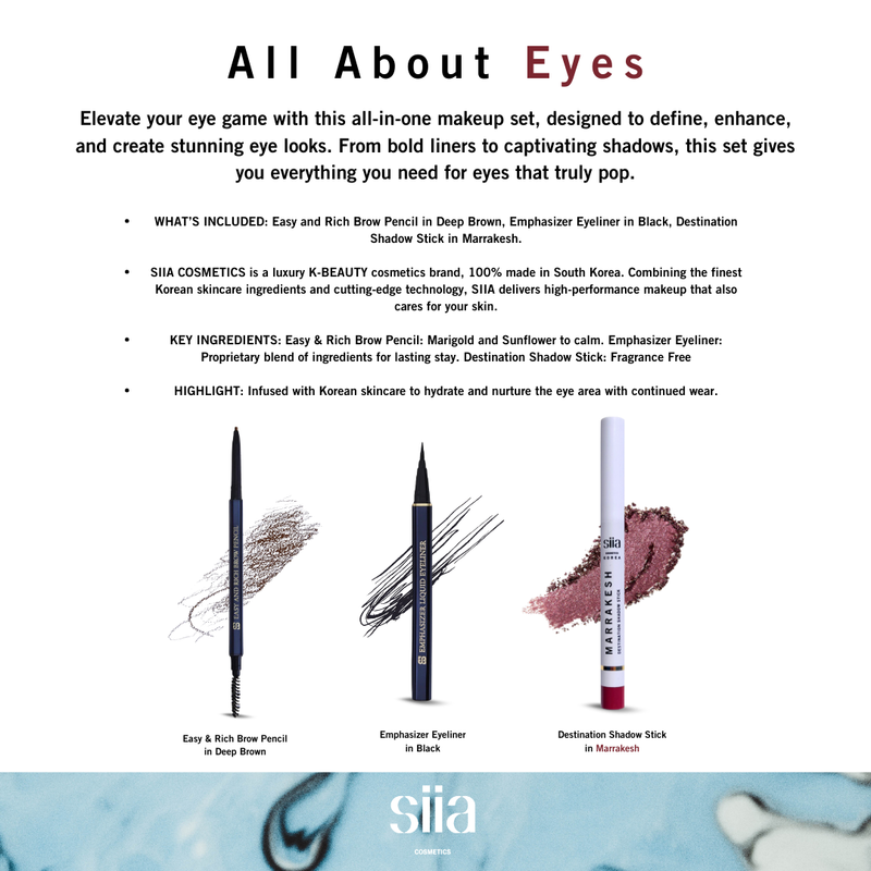 3-Pc. All About Eyes Set - Siia Cosmetics