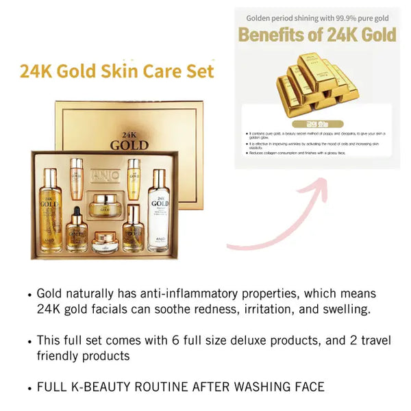 24K Gold Skin Care Set – Siia Cosmetics 24K Gold Skin Care Set – Siia Cosmetics