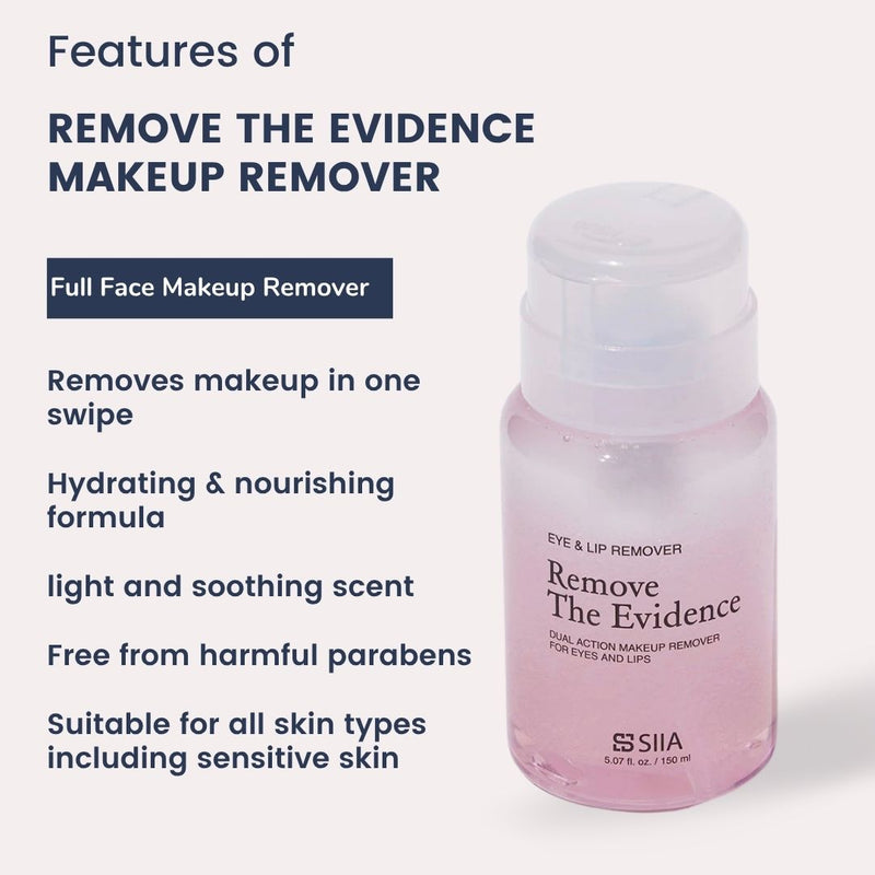 Remove The Evidence (Eye & Lip Remover) - Siia Cosmetics