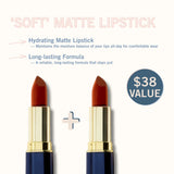 2-Pc. Matte Lip Twin Set M268 Dusty Orange - Siia Cosmetics