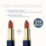 2-Pc. Matte Lip Twin Set M452 Wishing Coral - Siia Cosmetics