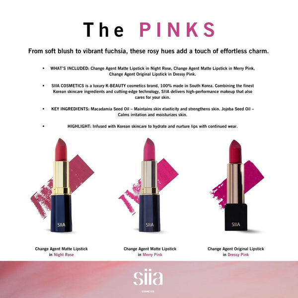 3-Pc. The Pinks Set