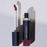Siia Cosmetics Lipstick, Liquid Lipstick in Black Cherry