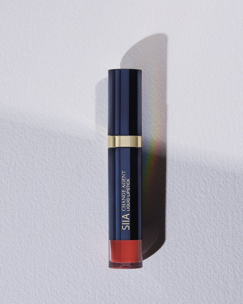 Siia Cosmetics Lipstick, Liquid Lipstick in Flamenco Red