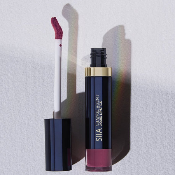 Siia Cosmetics Lipstick, Liquid Lipstick in Glamour Purple