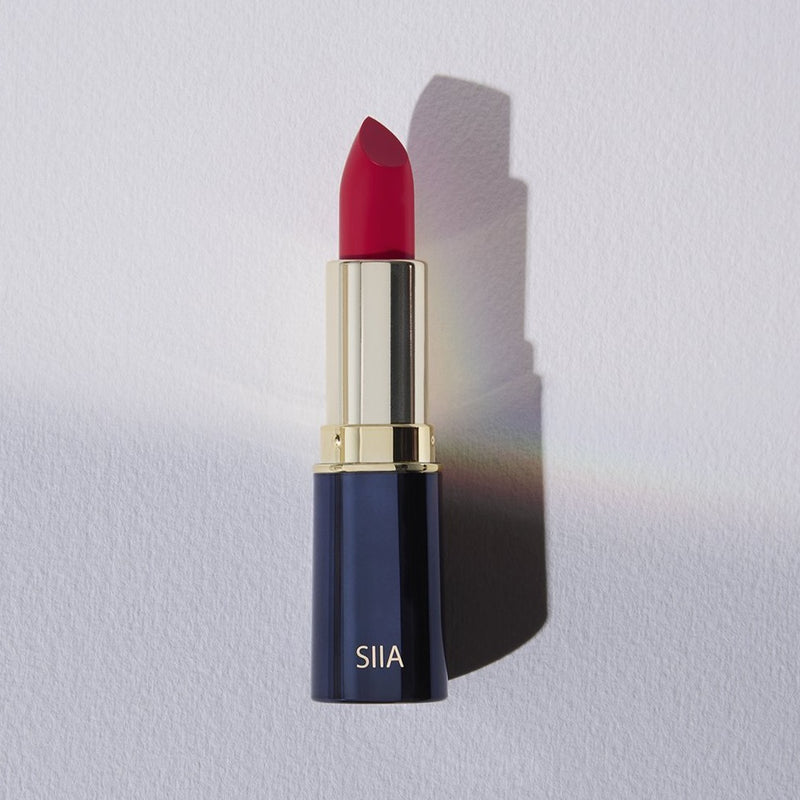 Siia Cosmetics Lipstick, Matte Lipstick in Crimson Rose
