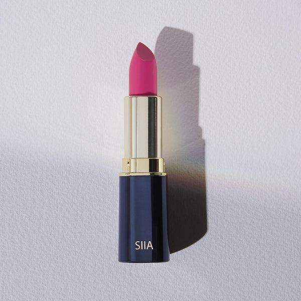 Siia Cosmetics Lipstick, Matte Lipstick in Merry Pink