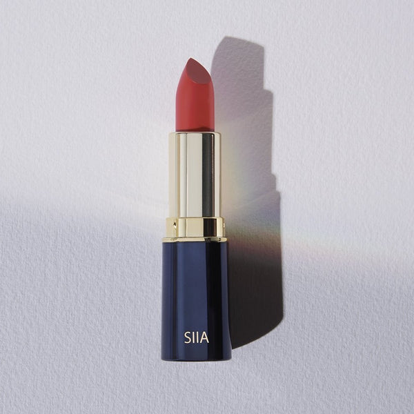 Siia Cosmetics Lipstick, Matte Lipstick in Wishing Coral